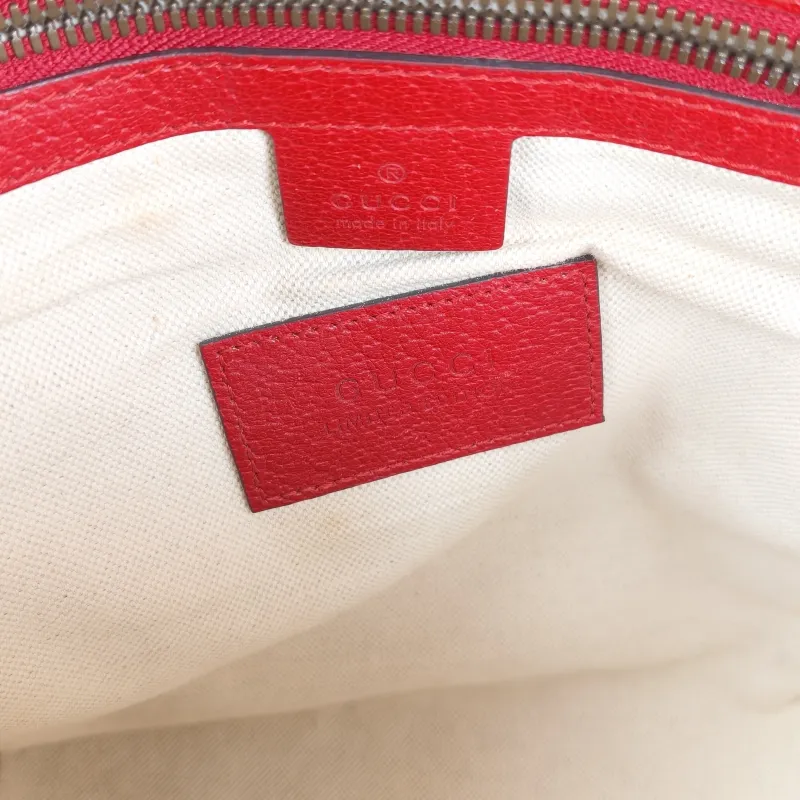 GUCCI Backpack Embroidered Backpack Monogram PVC One Size 22 × 11 × 27 cm — detail view 4 of 10