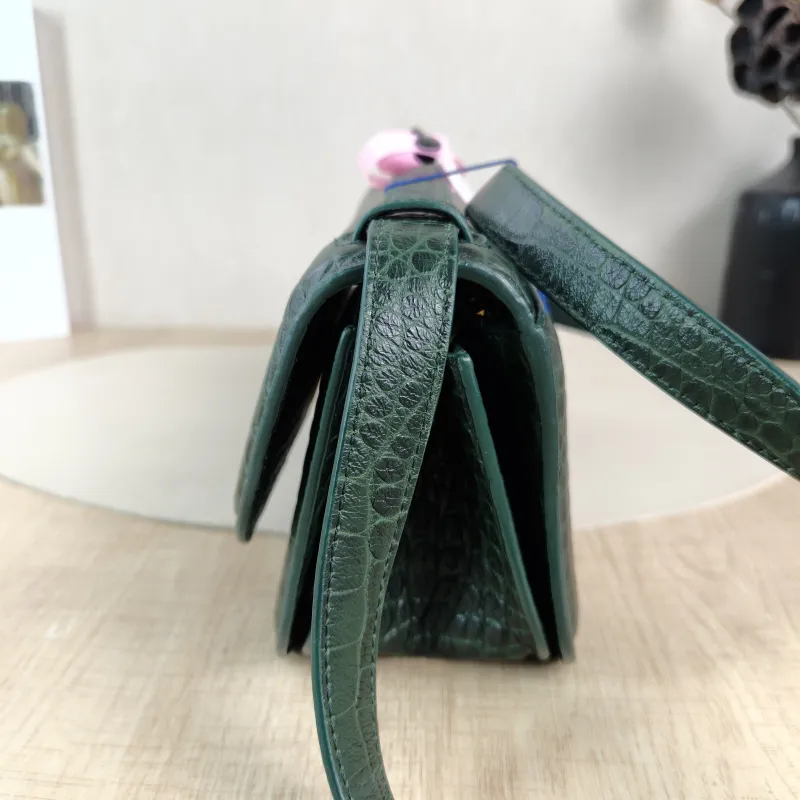 BALENCIAGA Shoulder Bag GOSSIP Green Calfskin Small 23.5 × 10.5 × 12.5 cm — detail view 3 of 12