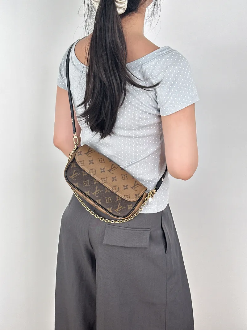 Louis Vuitton Crossbody Bag IVY Monogram PVC Small23.5 × 4.3 × 12 cm — on-model view 2 of 2