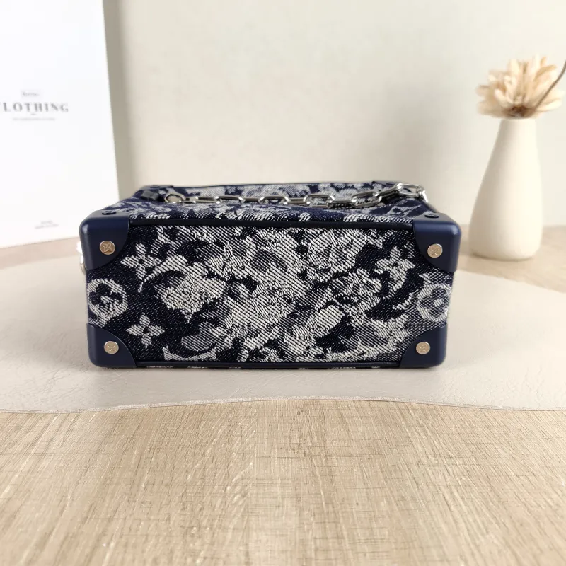 Louis Vuitton Crossbody Bag SOFT TRUNK Box Black PVC Mini 18.5 × 8 × 13 cm — cover view 5 of 5