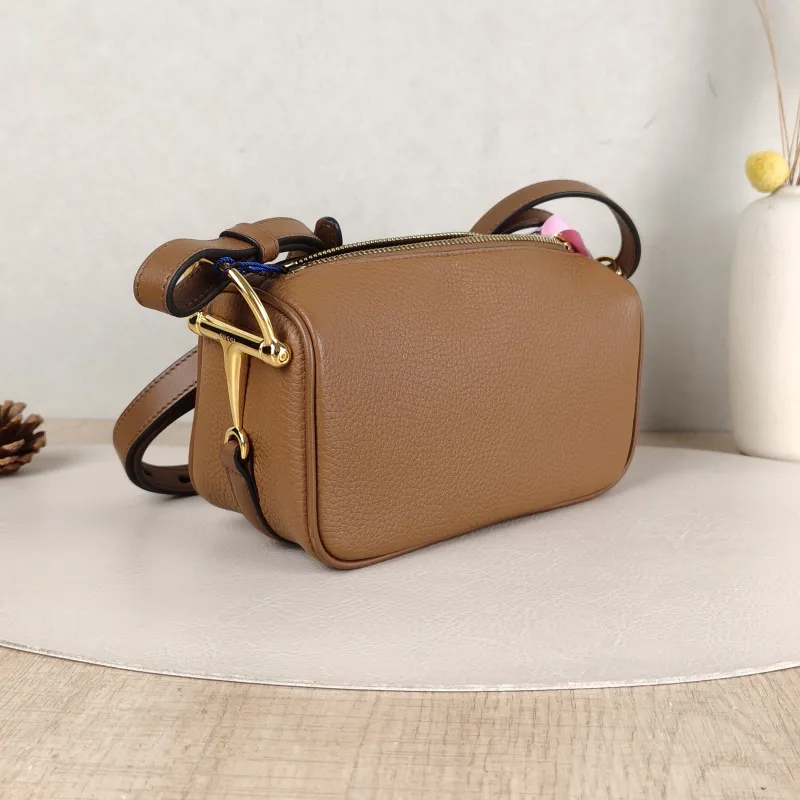 GUCCI Shoulder Bag Half Horsebit Horsebit Shoulder Bag Brown Calfskinmini19 × 9 × 9.5 cm — cover view 4 of 6