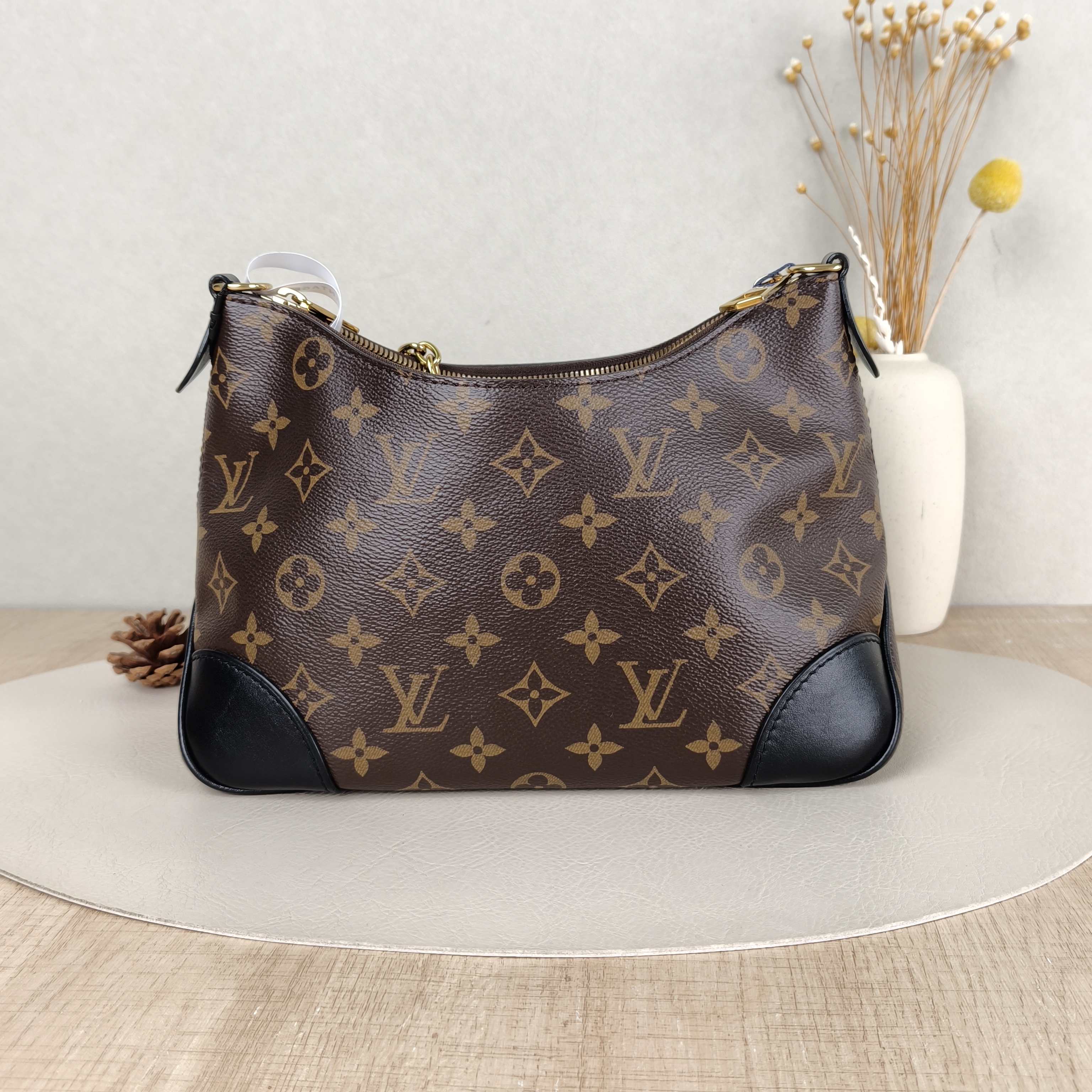 Louis Vuitton Crossbody Bag Boulogne PVC Small 26 × 9.5 × 16 cm
