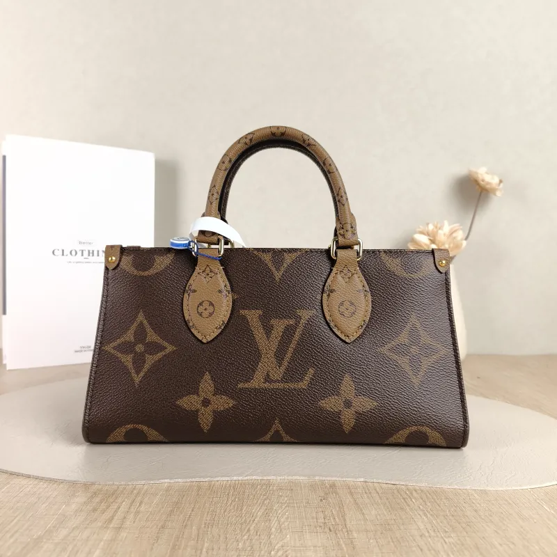 Louis Vuitton Crossbody Bag Onthego East West Two Straps Monogram PVC Small 25 × 10 × 13 cm