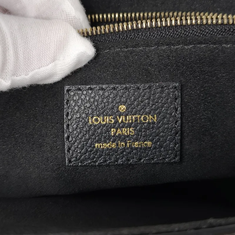 Louis Vuitton Shoulder Bag VAVIN Black Empreinte Embossed Calfskin Small 25 × 9.5 × 17 cm — detail view 7 of 10