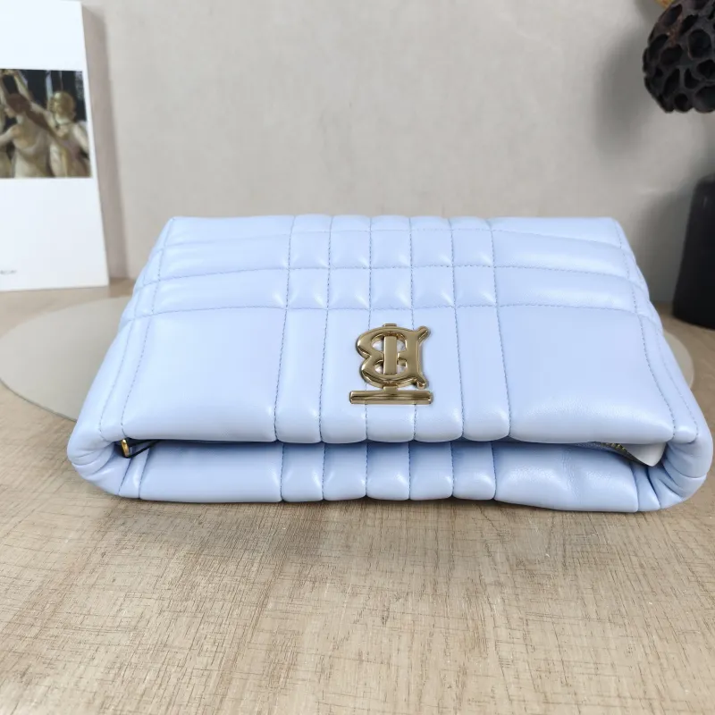 BURBERRY Crossbody Bag tb Collection Crossbody Bag Blue Lambskin One Size 23 × 10 × 13 cm — detail view 3 of 12