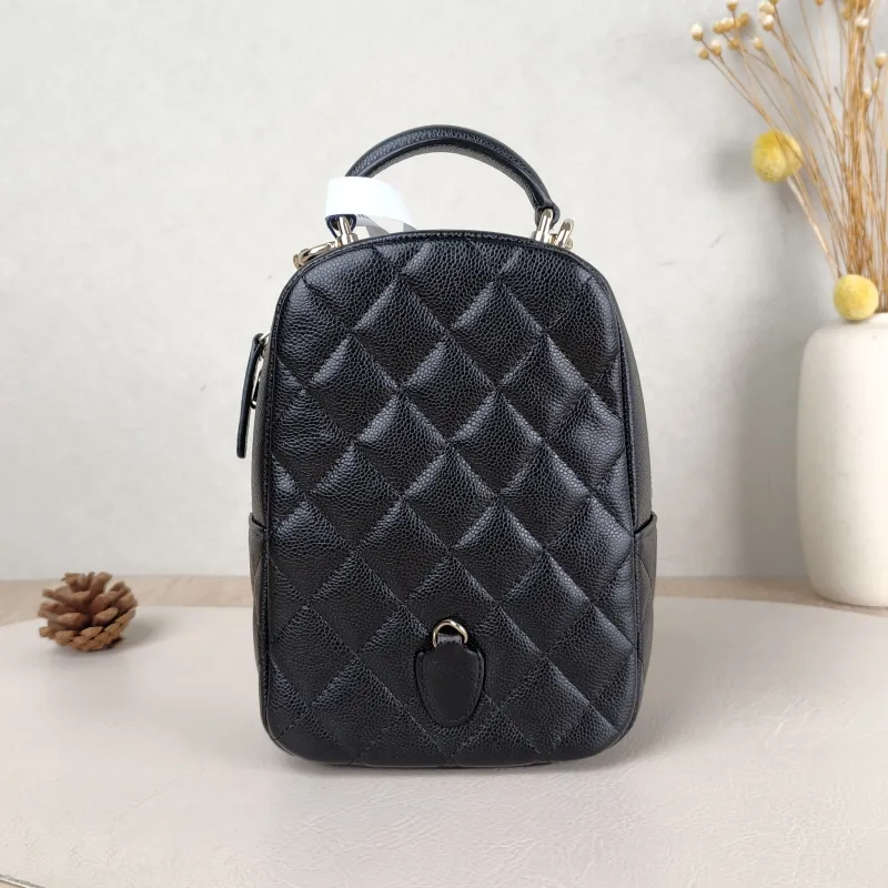 Chanel Backpack mini Backpack Collection Black Grained Calfskin One Size 13 × 9 × 18 cm — cover view 2 of 5