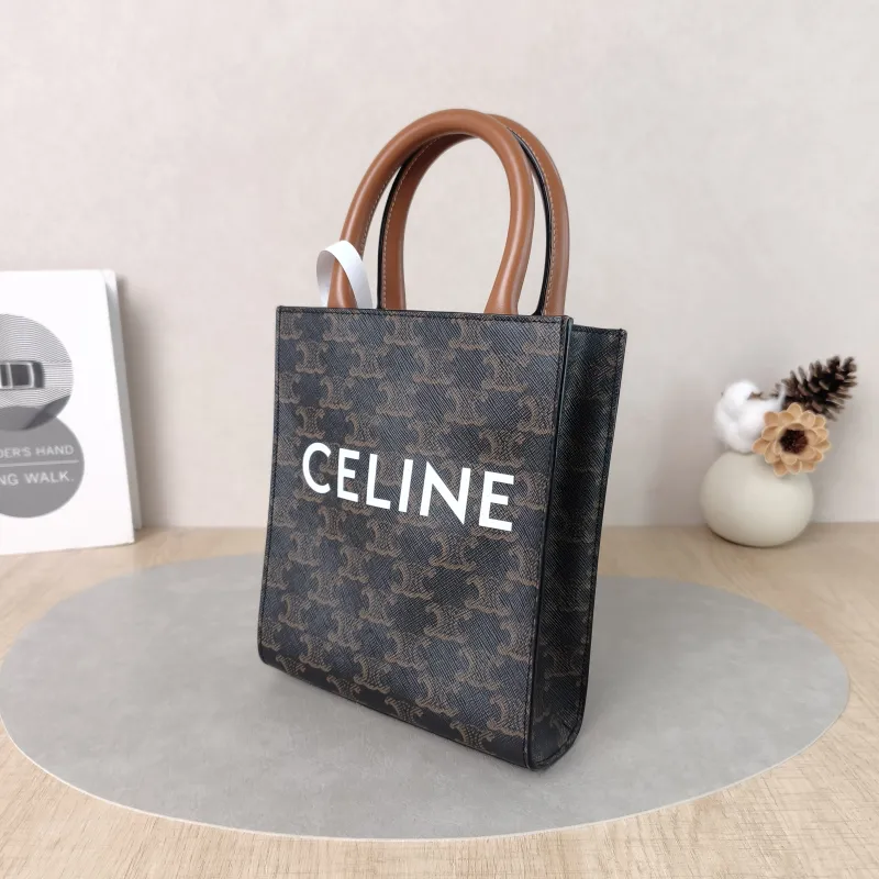 CELINE Crossbody Bag CABAS Mini Monogram PV Cmini17 × 4 × 20.5 cm — cover view 2 of 5