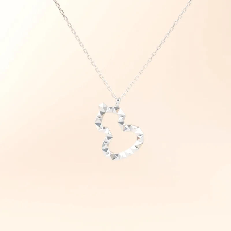 Qeelin Necklace Wulu Collection Necklace White Gold 18KW hite Gold One Size 45cm
