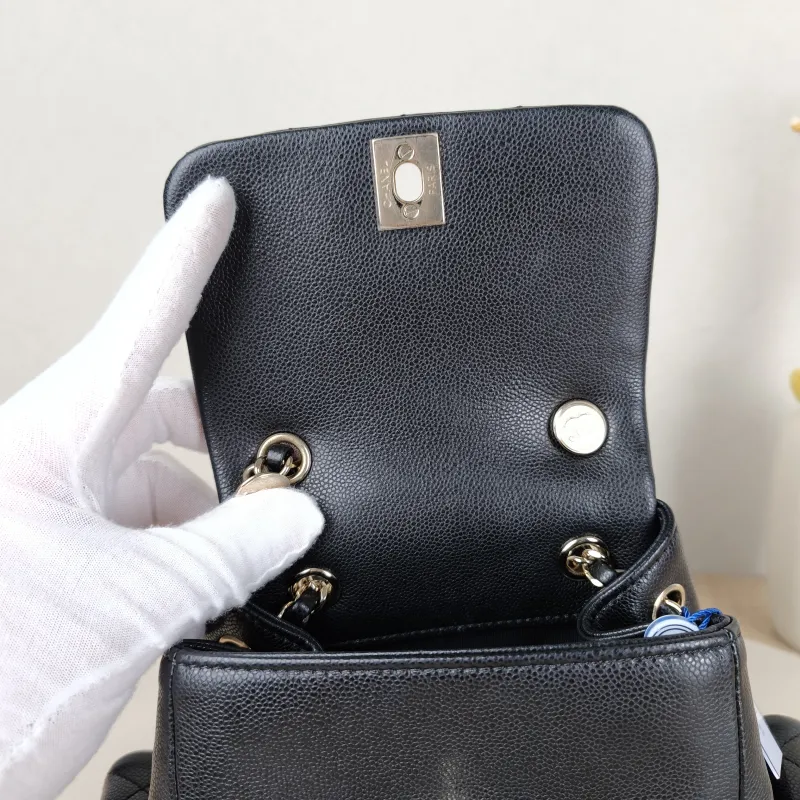 Chanel Backpackduma Black Calfskin Small18 × 9.5 × 19 cm — detail view 8 of 16
