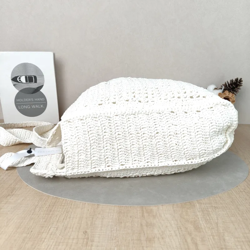 Miumiu Shoulder Bag Woven White Woven One Size36 × 9 × 37 cm — detail view 3 of 9