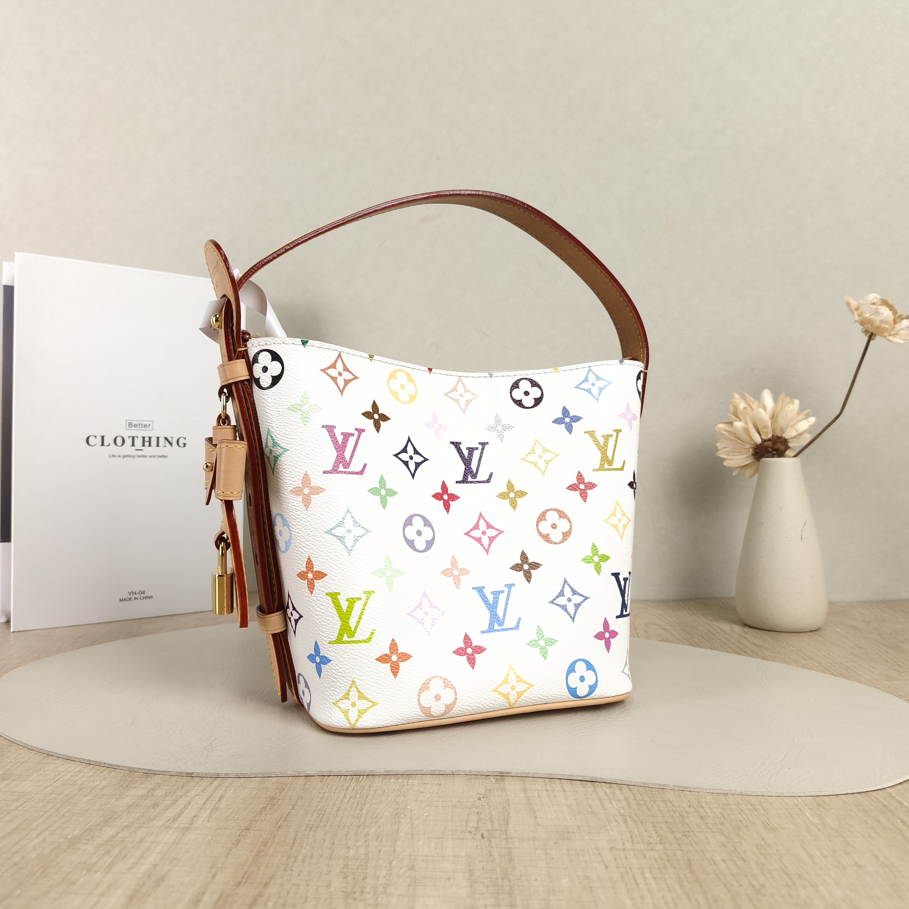 Louis Vuitton Top Handle Bag ALL IN BB Multicolore PVCBB18 × 12 × 16 cm — cover view 3 of 5