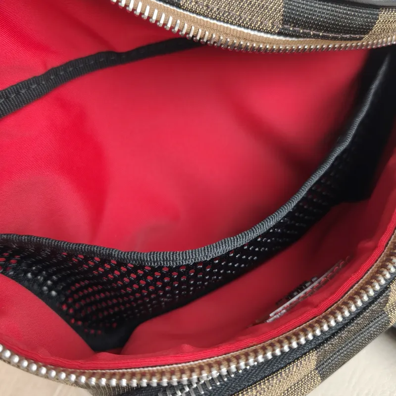 FENDI Belt Bag Belt Bag Monogram Canvas One Size 27 × 5.5 × 13 cm — detail view 3 of 8