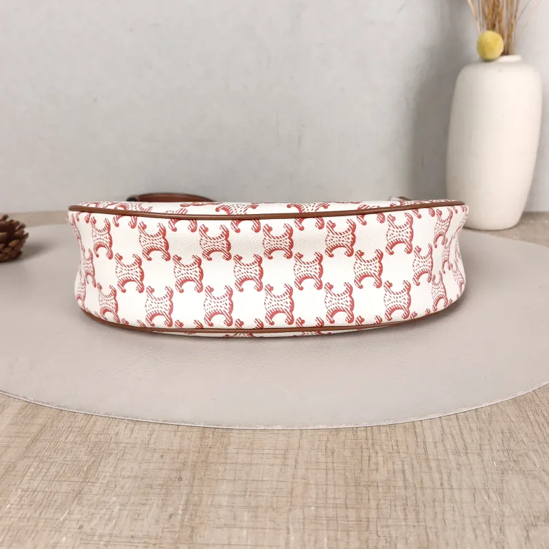 CELINE Shoulder Bag AVA White Red PVC Medium 23 × 6 × 13.5 cm — cover view 3 of 5