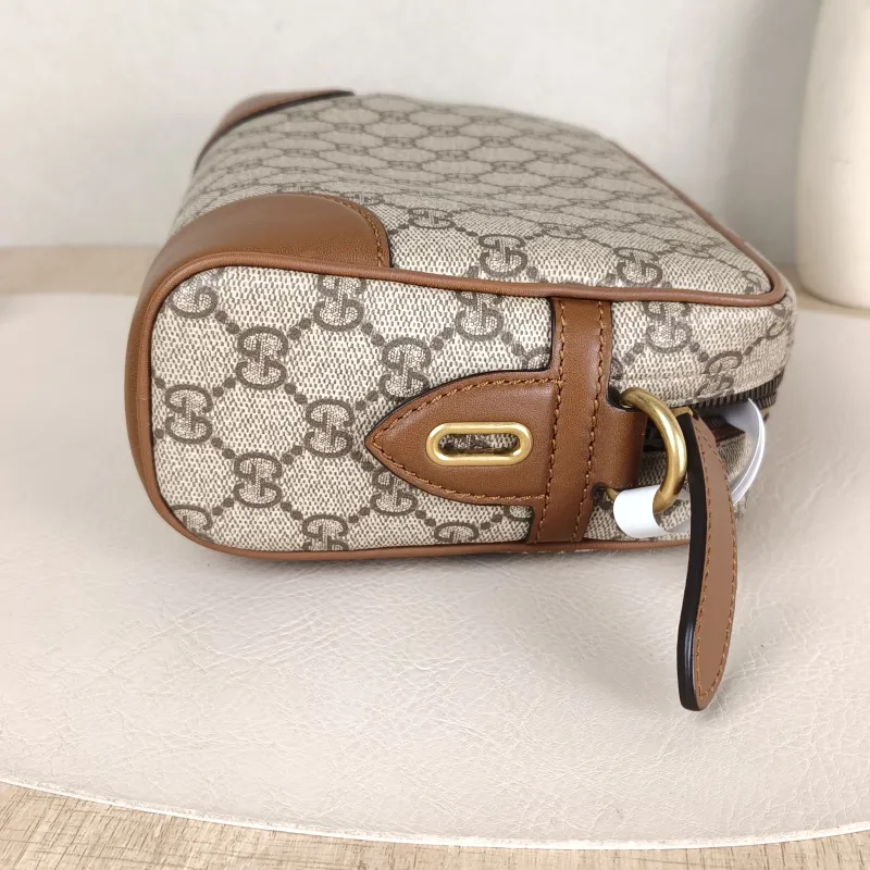 GUCCI Crossbody Bag GG Emblem Crossbody Bag Monogram PVC Small23 × 7 × 17 cm — detail view 11 of 13