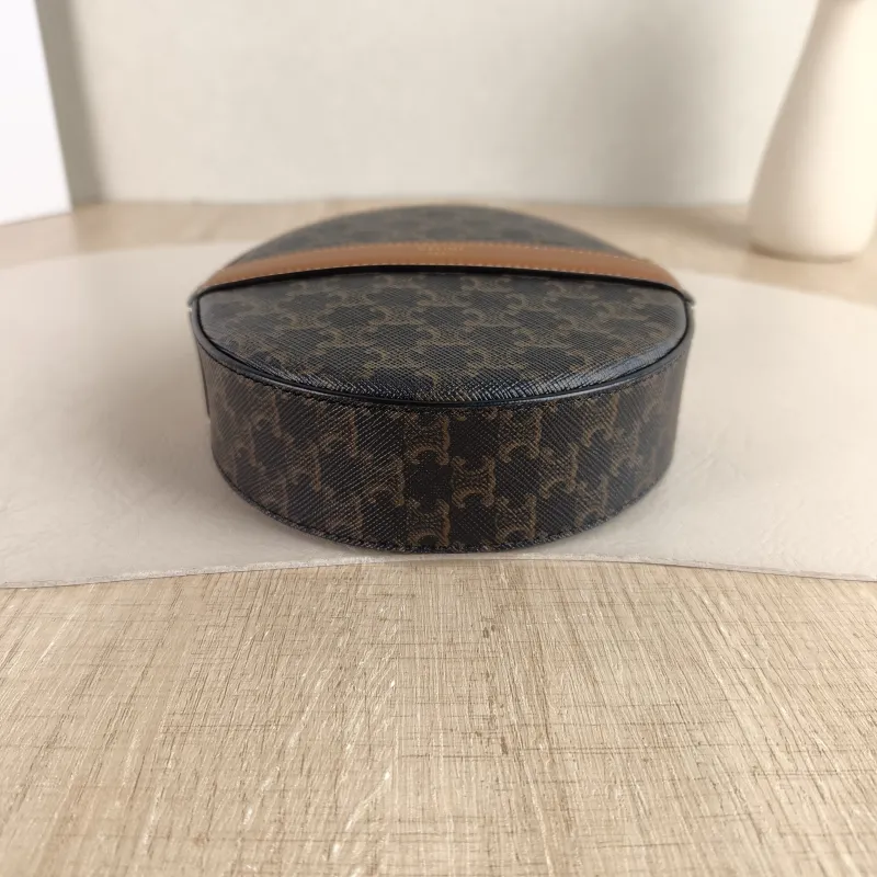 CELINE Crossbody Bag Triomphe Monogram PVC Mini 13.5 × 4 × 13.5 cm — cover view 5 of 5