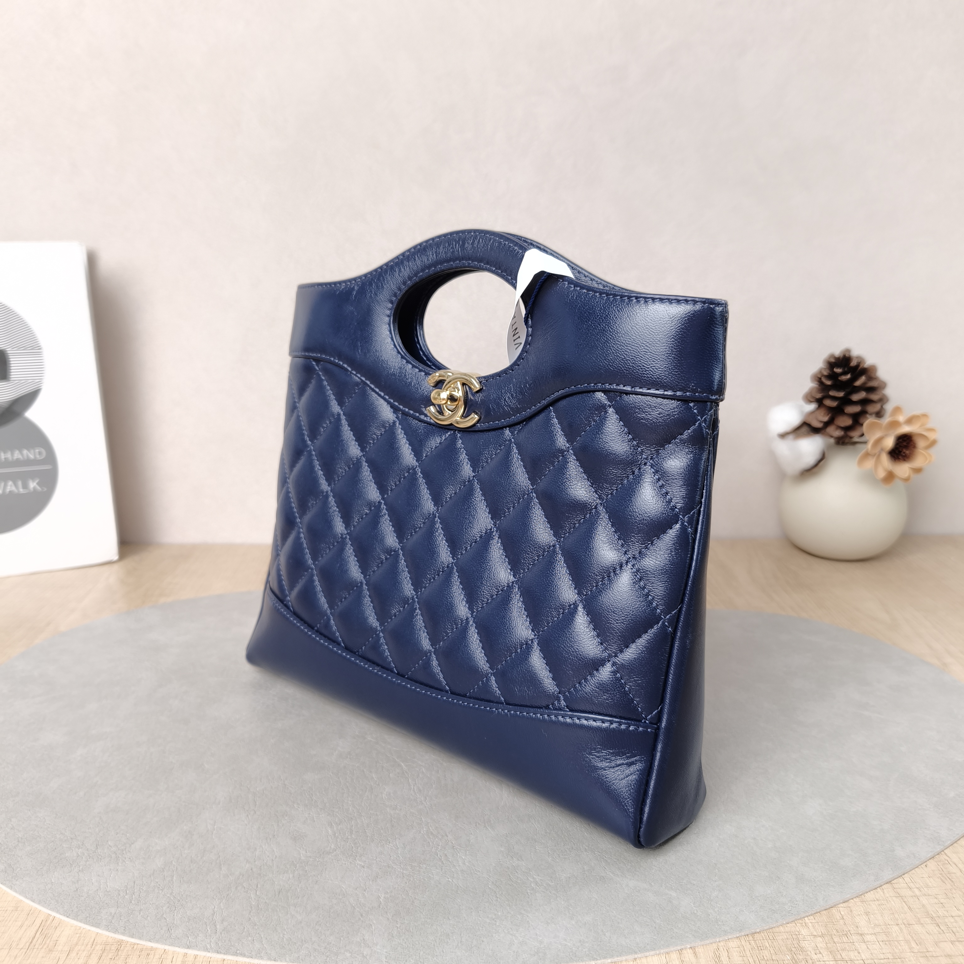 Chanel Crossbody Bag31Bag Navy Waxed Leathermini23 × 5.5 × 22 cm — cover view 5 of 6