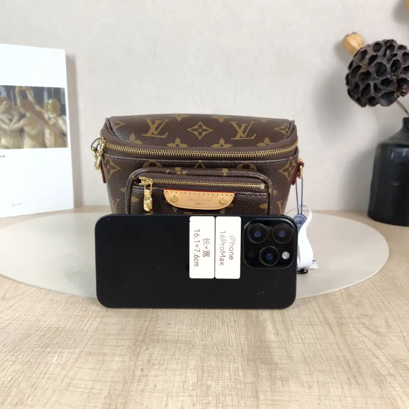 Louis Vuitton Crossbody Bag Bumbag Belt Bag Monogram PVC Mini 17 × 9.5 × 12 cm — cover view 5 of 5