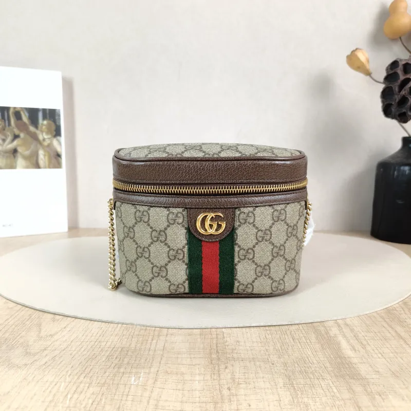 GUCCI Crossbody Bag ophidia Belt Bag Monogram PVC One Size 17 × 6 × 13 cm