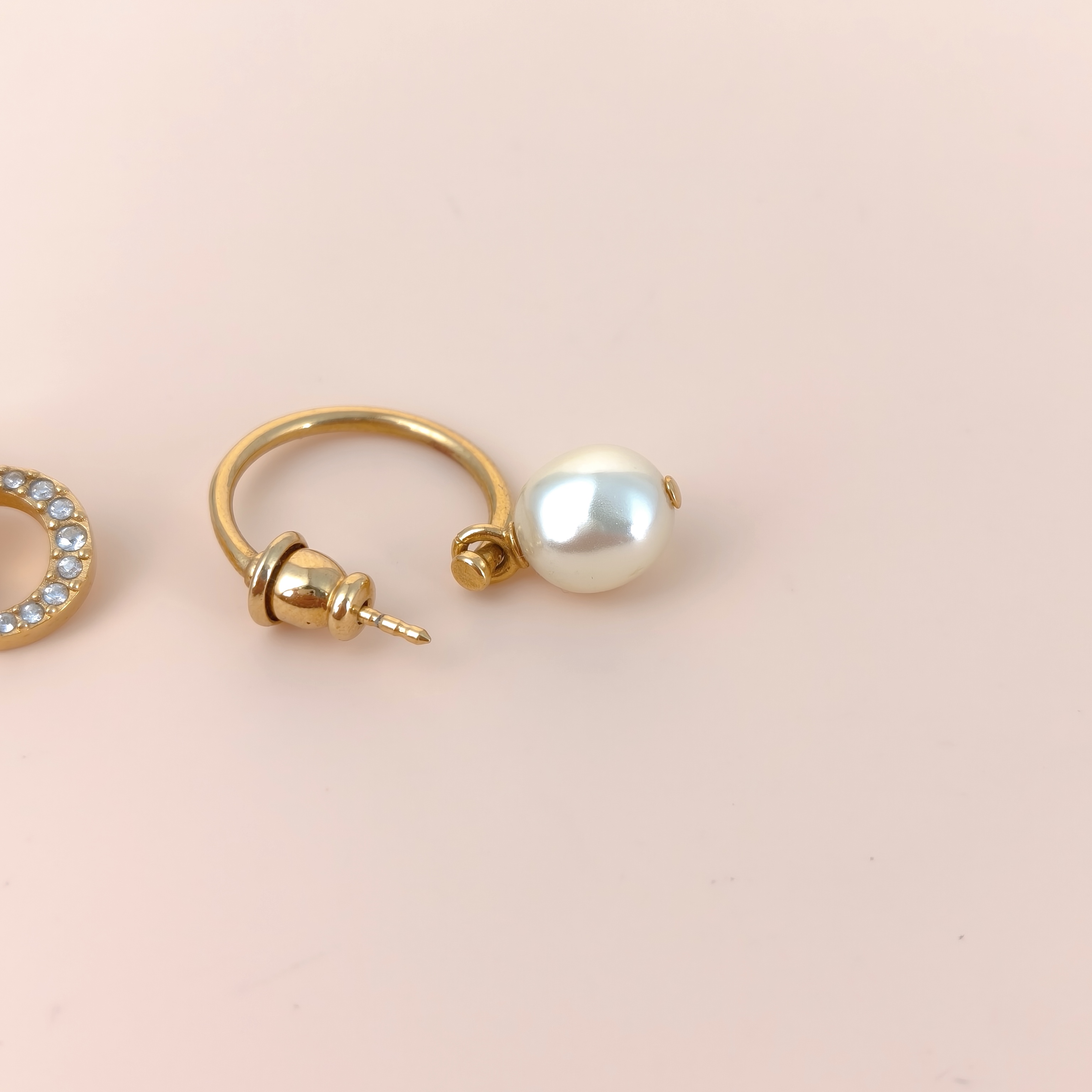 DIOR Earrings CD Pearl Earrings Gold — cover view 4 of 8