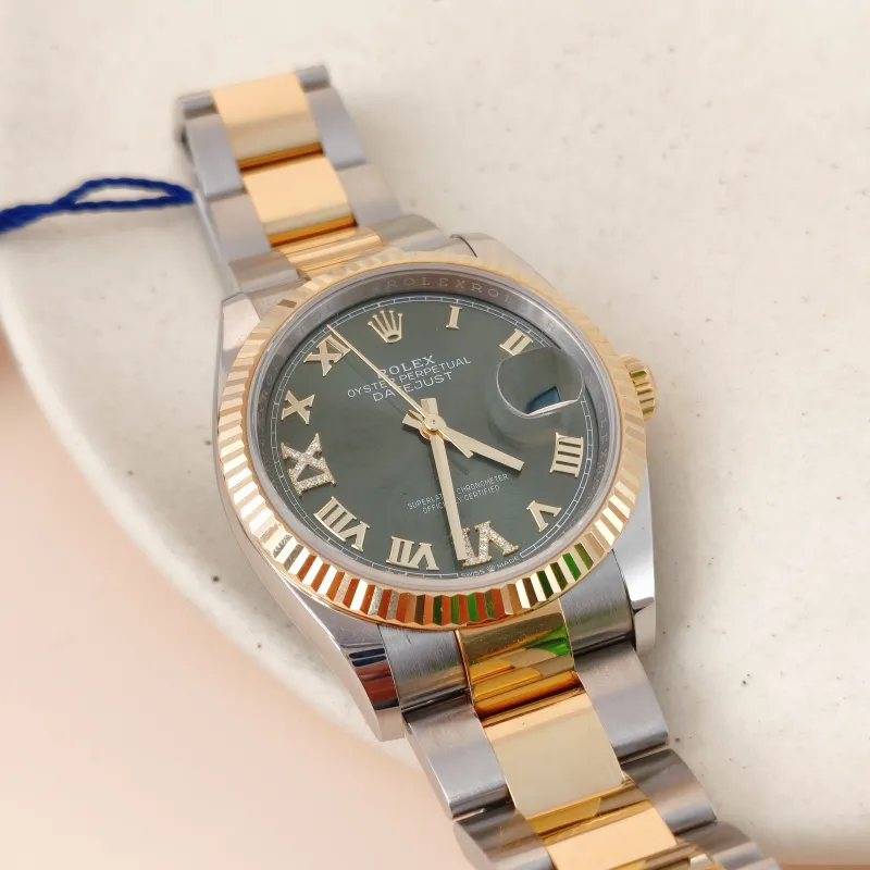 Rolex Watch Watch Green One Size 36 — cover view 9 of 9