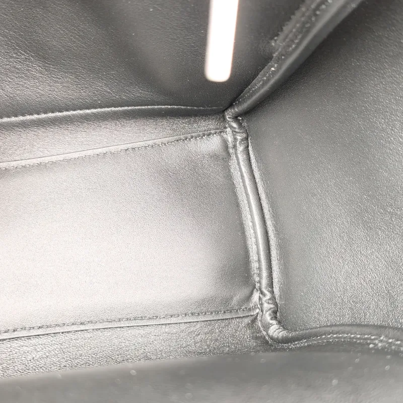 BALENCIAGA Top Handle Bag Bel air Black Calfskin Small 30 × 12 × 20.5 cm — detail view 4 of 12