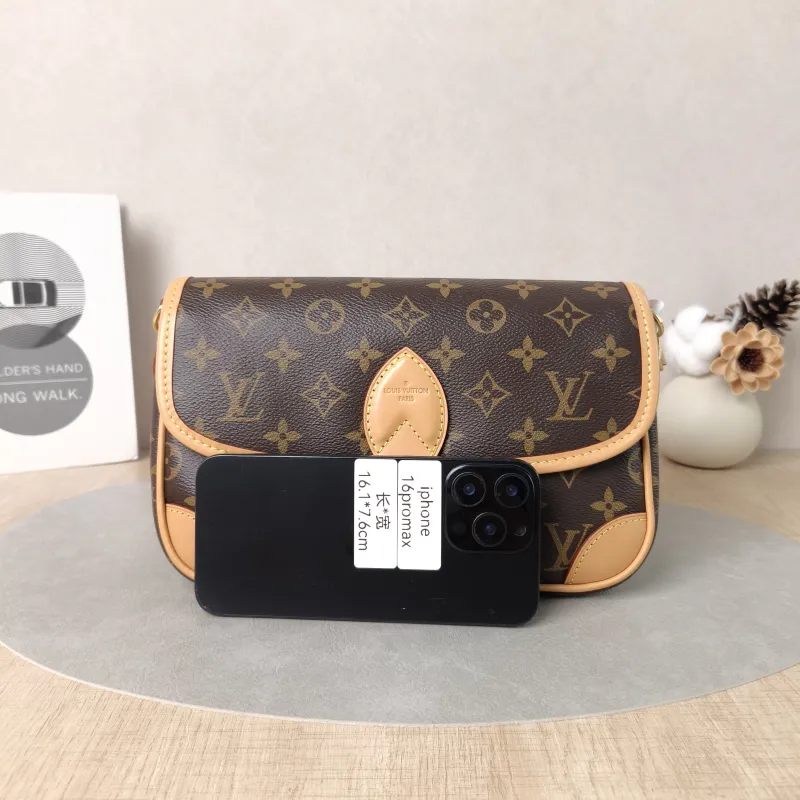Louis Vuitton Crossbody Bag Diane Baguette Bag Shoulder Strap PVC Small24 × 9 × 15 cm — cover view 4 of 6
