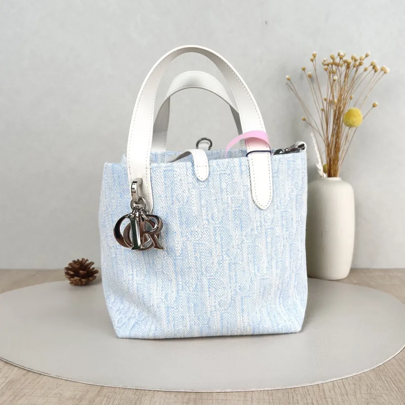 DIOR Top Handle Bag TOUJOURS Edition Canvas Monogram 18.5 × 12 × 18.5 cm