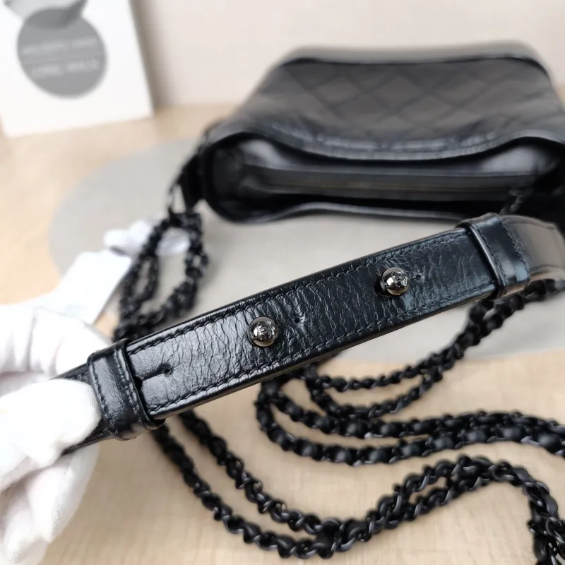 Chanel Crossbody Bag Gabrielle Gabrielle Bagsoblack Black Calfskin Small20 × 8 × 15 cm — detail view 1 of 13