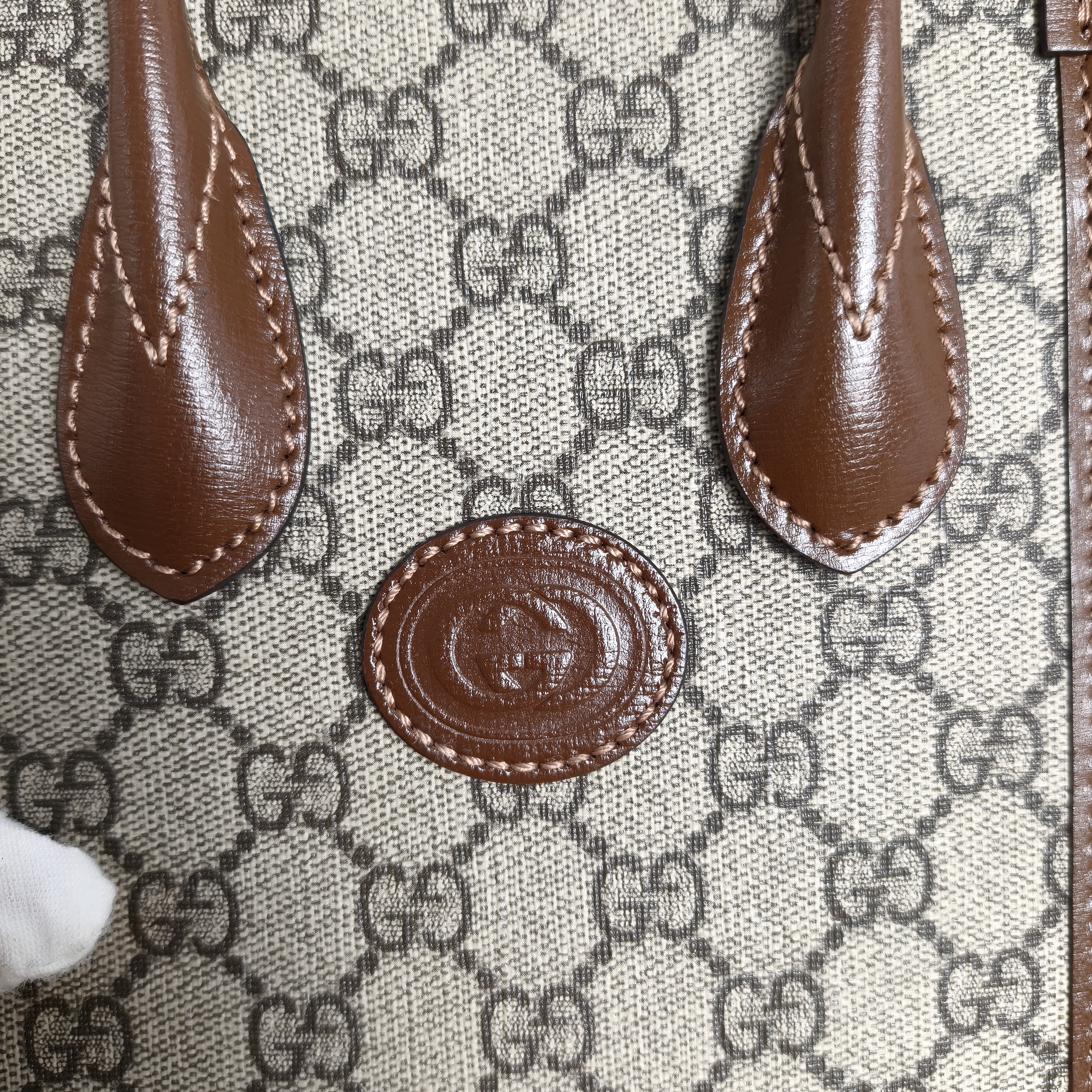 GUCCI Crossbody Bag GG Retro Collection Tote Bag Brown PV Cmini16 × 7 × 20 cm — cover view 4 of 13