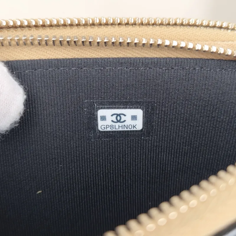 Chanel Crossbody Bag shopping bag Black · Beige Suede Mini 18 × 4 × 10 cm — detail view 14 of 14