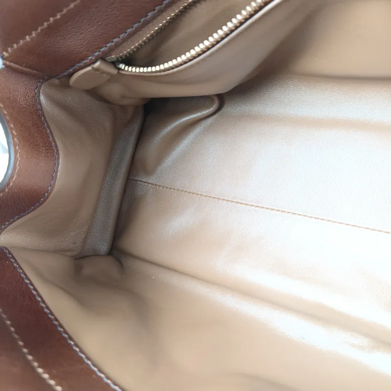 PRADA Shoulder Bag Shoulder Bag Brown Calfskin One Size 32 × 12 × 15 cm — detail view 3 of 12