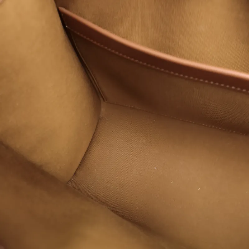 CELINE Top Handle Bag Horizontal Cabas Shopping Tote Beige PVC Mini 34 × 12 × 22.5 cm — detail view 11 of 11
