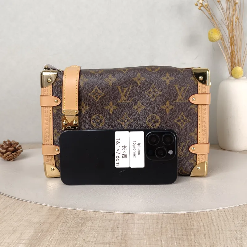 Louis Vuitton Crossbody Bag Side Trunk Box Monogram PVC Medium 23.5 × 8.5 × 16 cm — cover view 4 of 5
