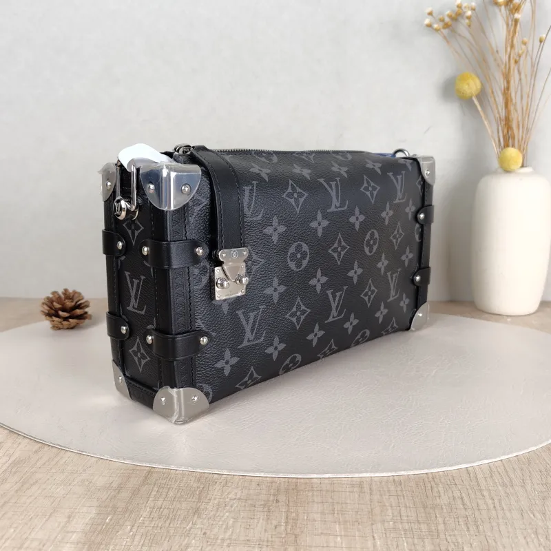 Louis Vuitton Crossbody Bag Side Trunk East West Box Monogram PVC Medium 28 × 7 × 15 cm — cover view 5 of 6