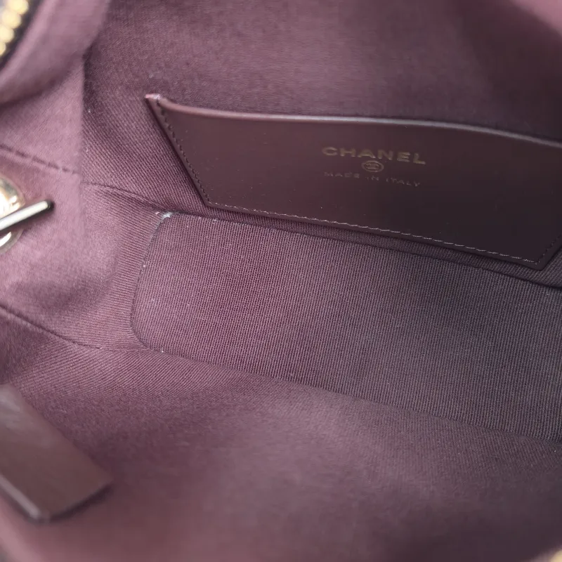Chanel Crossbody Bag Crossbody Bag Black Grained Calfskin One Size 16 × 6 × 13 cm — detail view 7 of 11