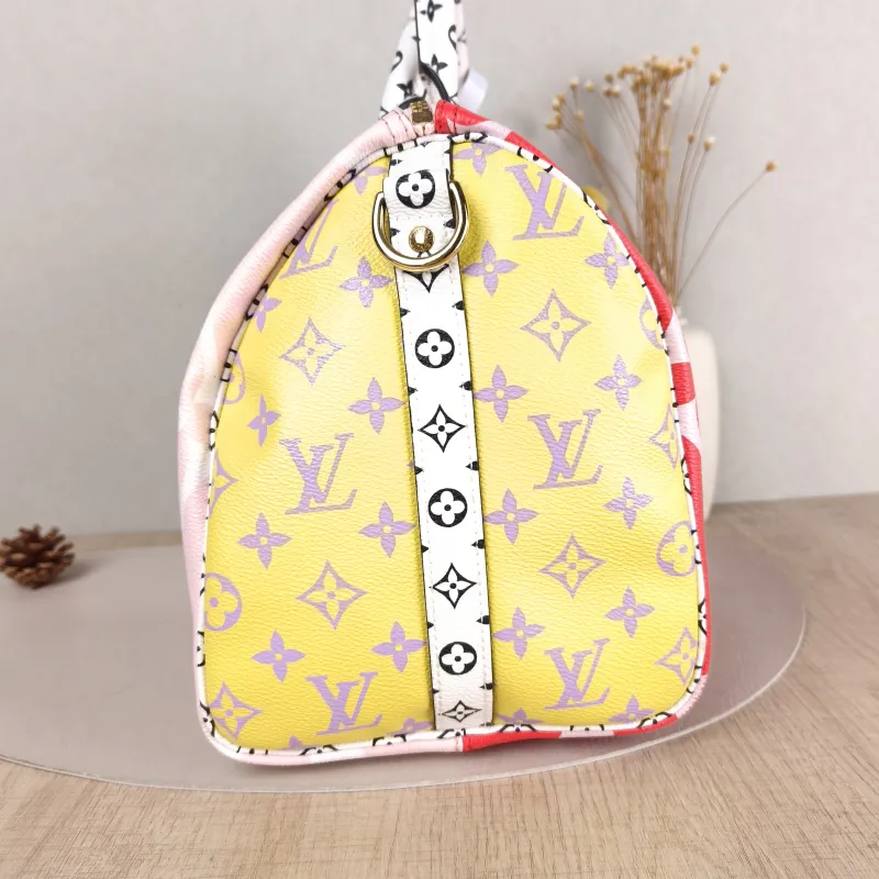 Louis Vuitton Top Handle Bag Speedy30 Colorblock PVC Large 30 × 17 × 21 cm — detail view 6 of 11