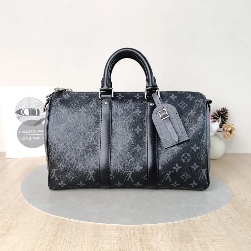 Louis Vuitton Crossbody Bag Keepall 35 Monogram PVC One Size35 × 16 × 21 cm