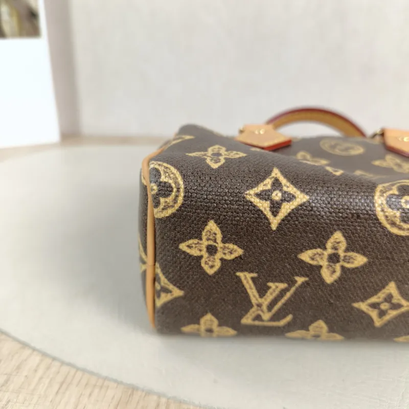 Louis Vuitton Crossbody Bag Speedy Nano PVC nano 16 × 7.5 × 10 cm — detail view 3 of 12