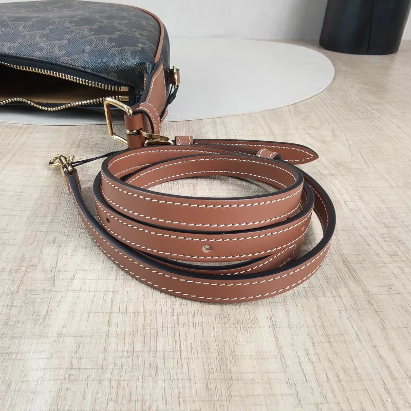 CELINE Crossbody Bag TEEN LULU hobo Monogram PVC Small 21 × 5 × 24 cm — detail view 5 of 12