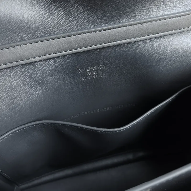 BALENCIAGA Crossbody Bag RODEO Dark Grey Calfskin Mini 23 × 10 × 17 cm — detail view 11 of 12