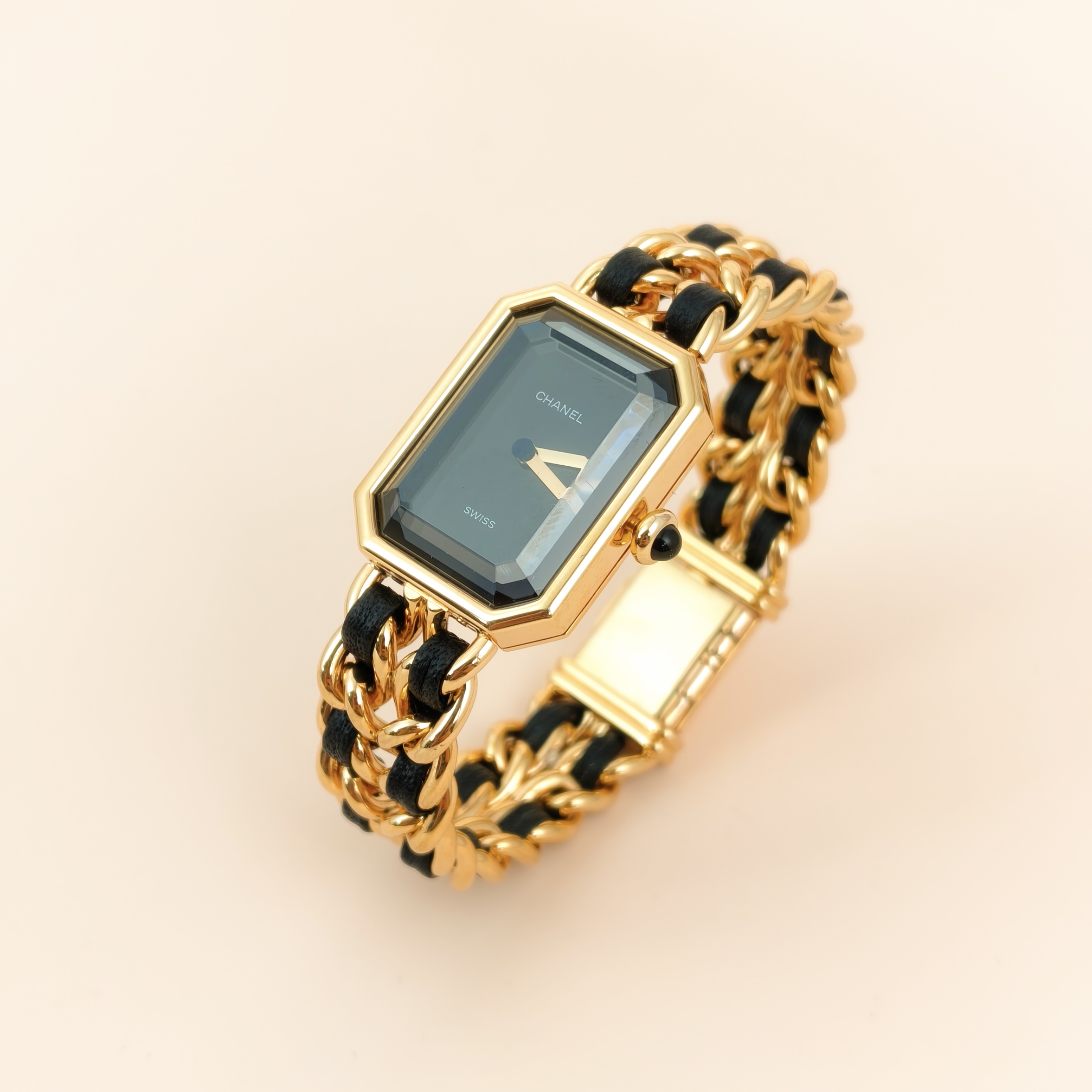 Chanel Watch Première Édition Originale Black with Gold-Tone Hardware Black with Gold-Tone Hardware M 26.1mm x 20mm x 7.6mm — cover view 4 of 9