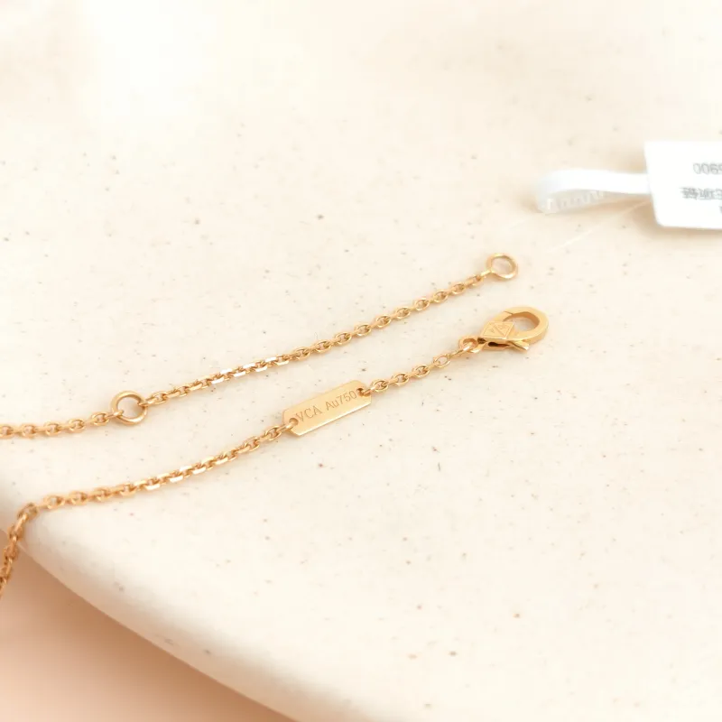 Van Cleef & Arpels Necklace Alhambra Alhambra Collection Necklace 18KY ellow Gold Vintage Small 42cm โ cover view 2 of 6