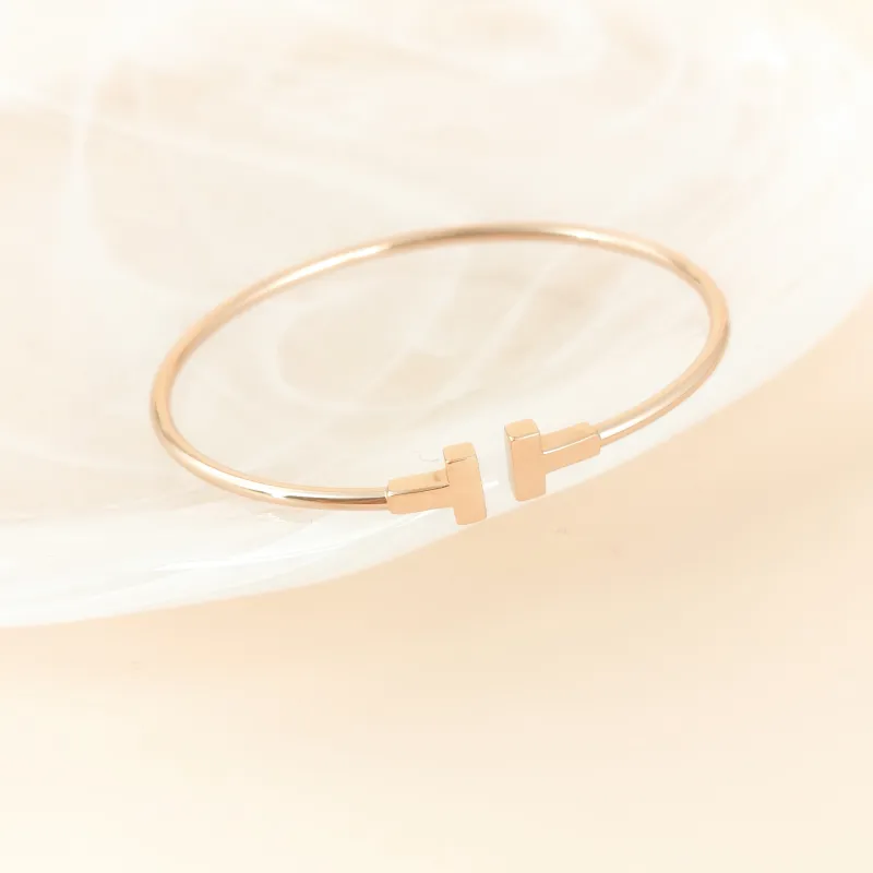 Tiffany&Co. Bangle T Collection T Gold 18k One Size 14.9cm — cover view 5 of 7