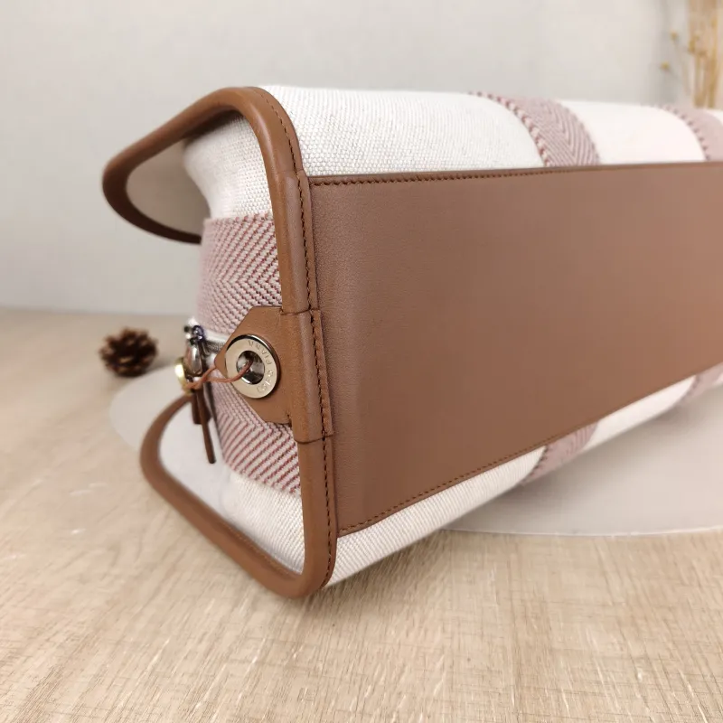 Loro Piana Shoulder Bag Shoulder Bag White Canvas One Size 45 × 17 × 24 cm — detail view 7 of 9