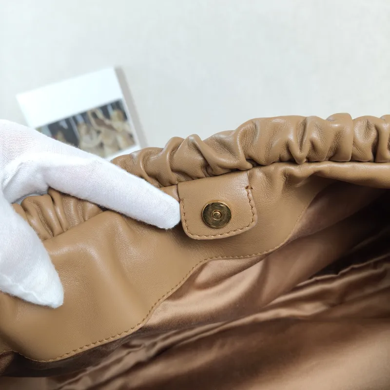 Miumiu Shoulder Bag Joie Shoulder Bag Caramel Lambskin One Size 52 × 10 × 23 cm — detail view 10 of 10