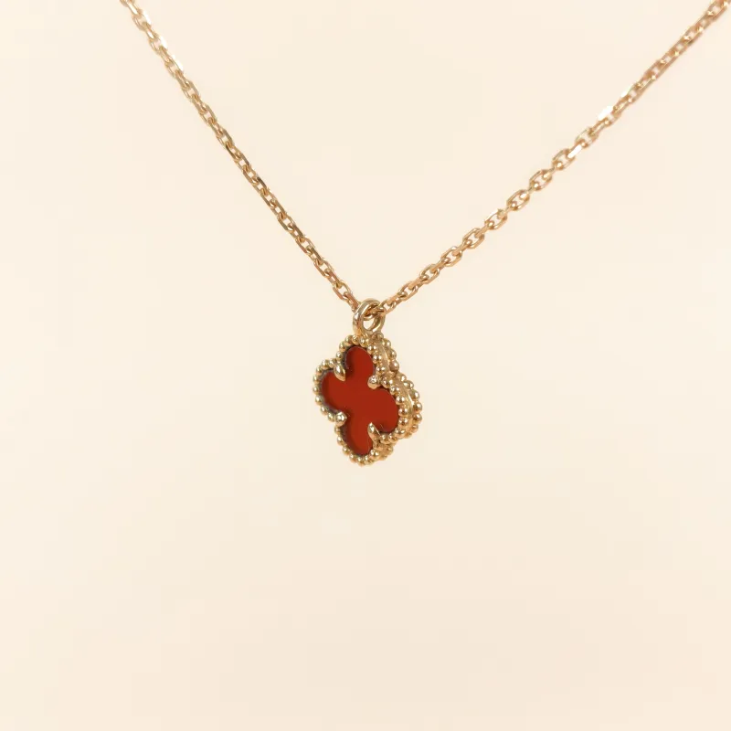 Van Cleef & Arpels Necklace Alhambra 18KR ose Gold Sweet Mini 0.95 × 0.95 × 39 cm — cover view 2 of 8