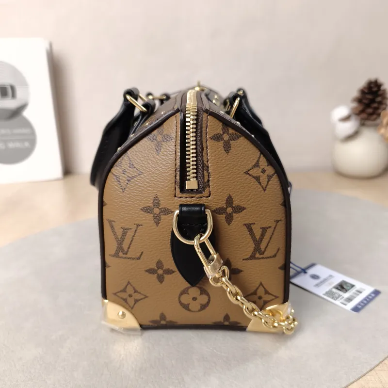 Louis Vuitton Crossbody Bag Speedy Trunk 20Monogram PVC Small20.5 × 11 × 13.5 cm — detail view 10 of 18