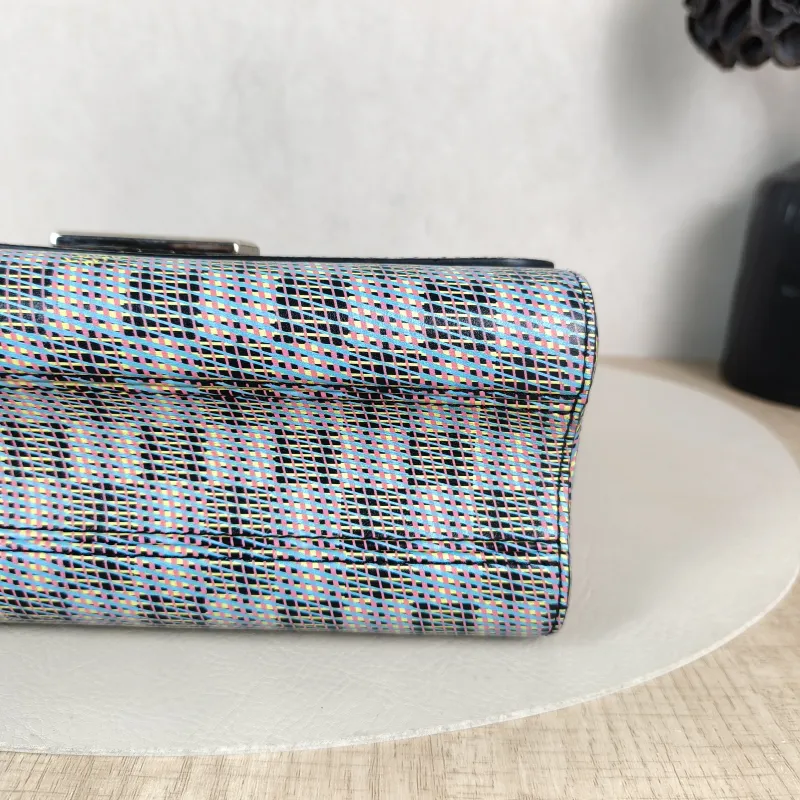 Louis Vuitton Crossbody Bag Twist Blue PVC Medium 23 × 9.5 × 17 cm — detail view 6 of 12