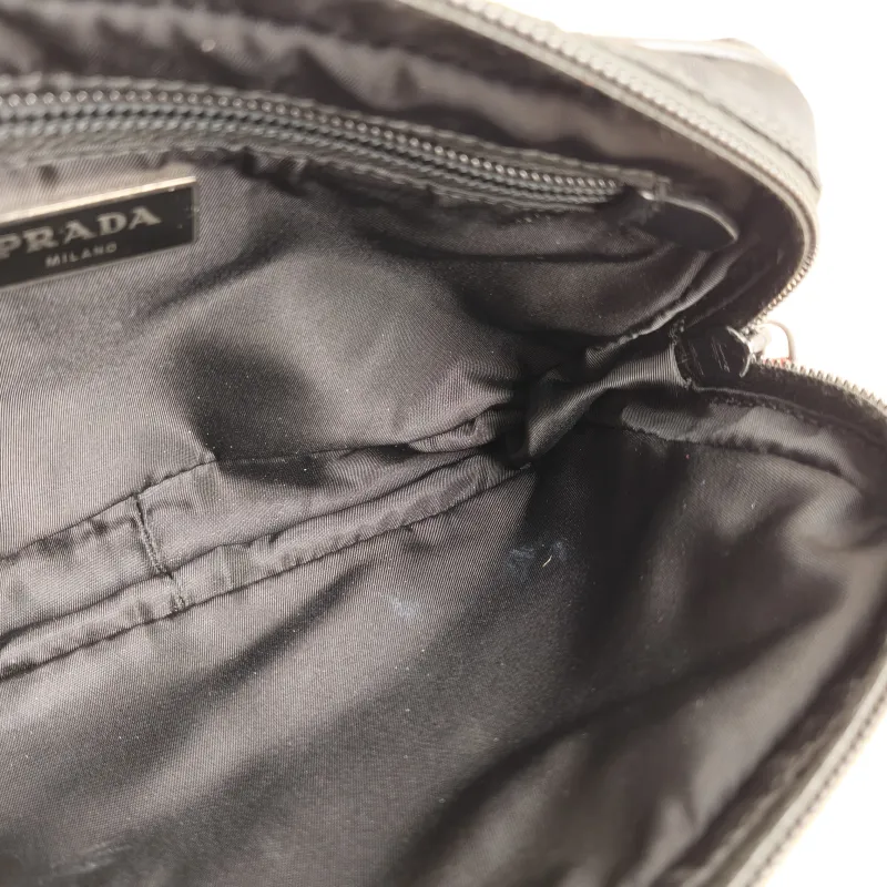 PRADA Belt Bag Belt Bag Black Nylon One Size 22 × 4 × 14 cm — detail view 1 of 10