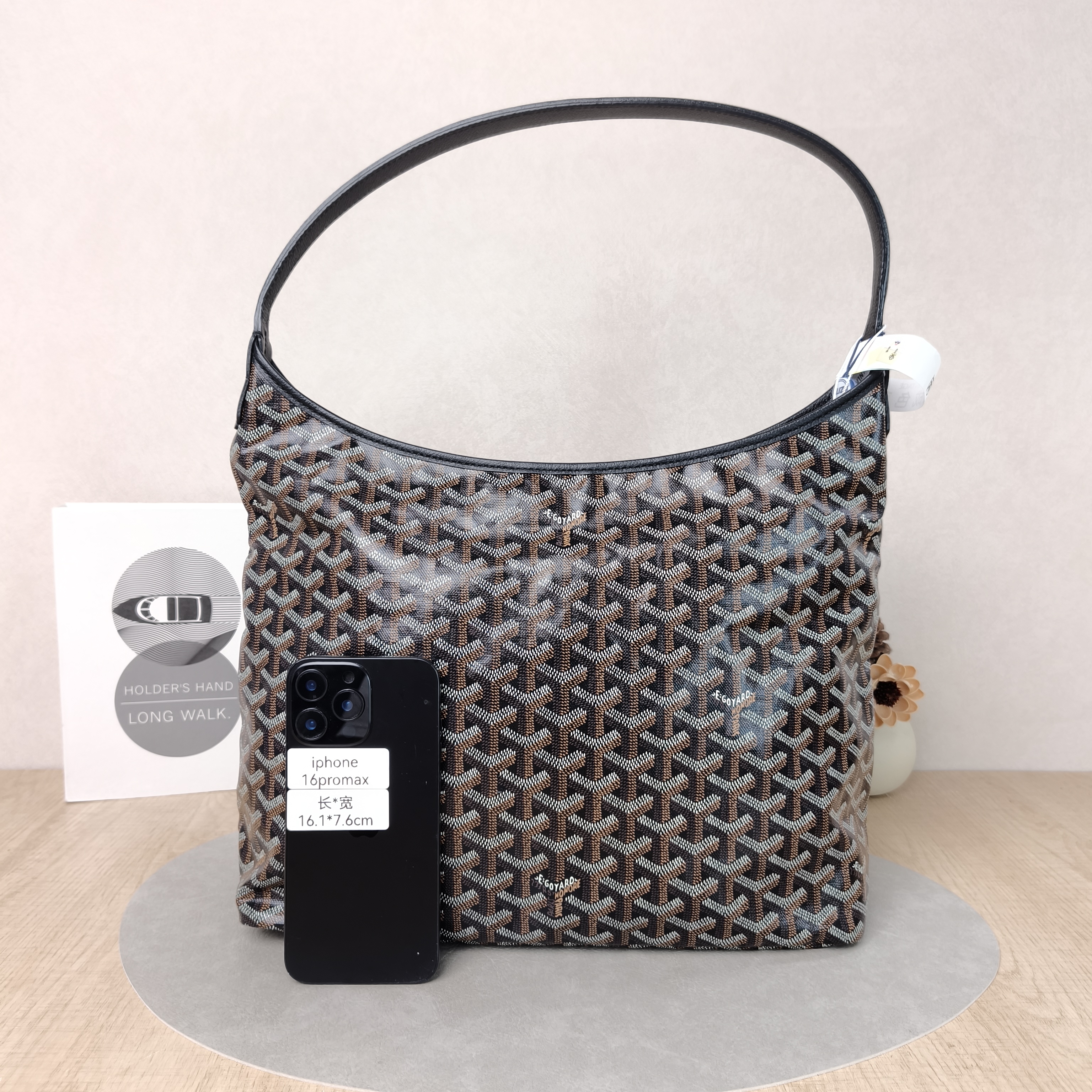 GOYARD Shoulder Bag Boheme HoboBlack ine Canvas34 × 14 × 27 cm — cover view 2 of 5